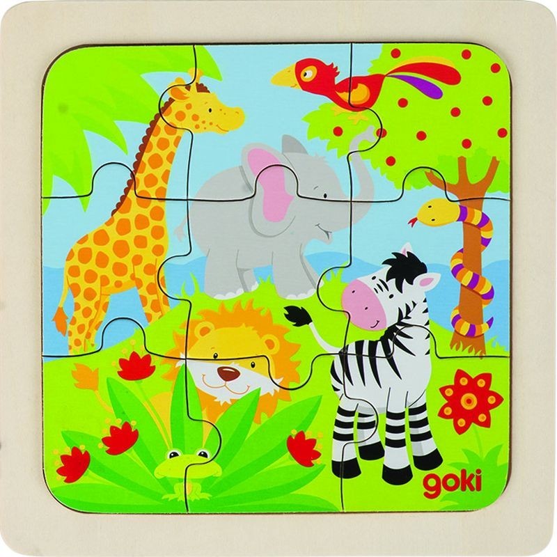Puzzle 4 pièces maternelle