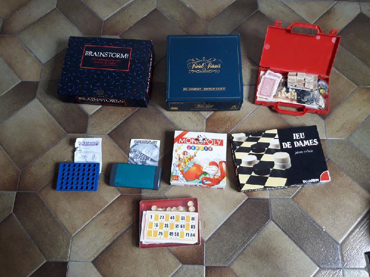 Lot de jeux de societe occasion