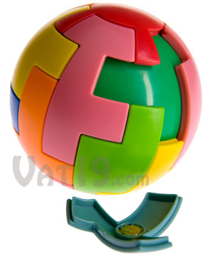 Sphere puzzle ball