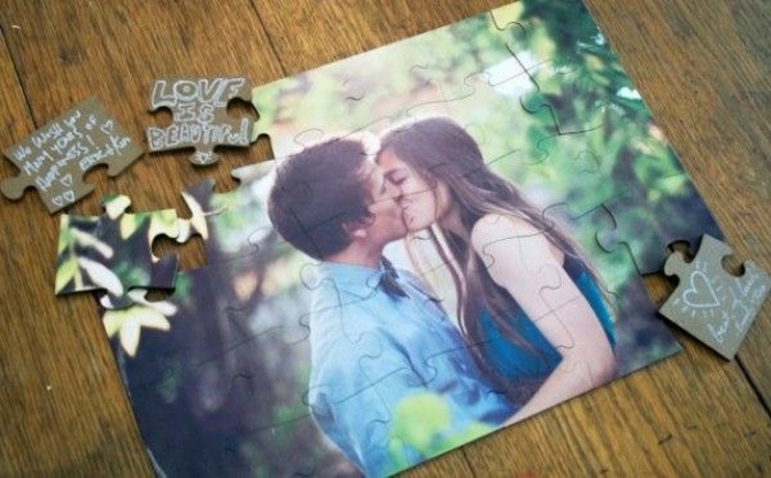 Puzzle livre d or mariage