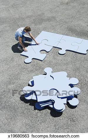 Giant jigsaw puzzle