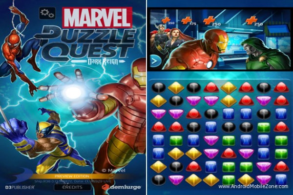 Marvel puzzle quest apk mod