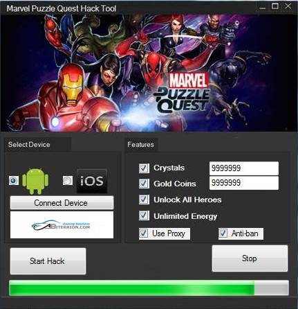 Marvel puzzle quest hack tool free download