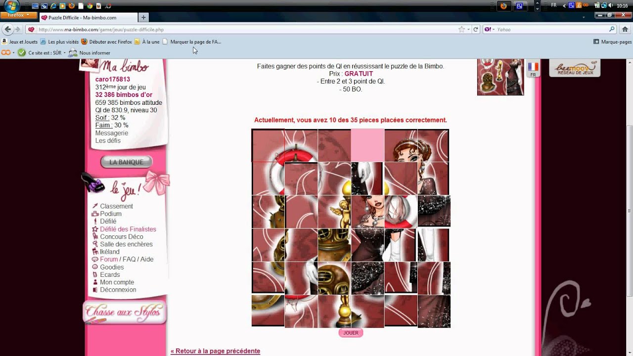 Aide puzzle ma bimbo