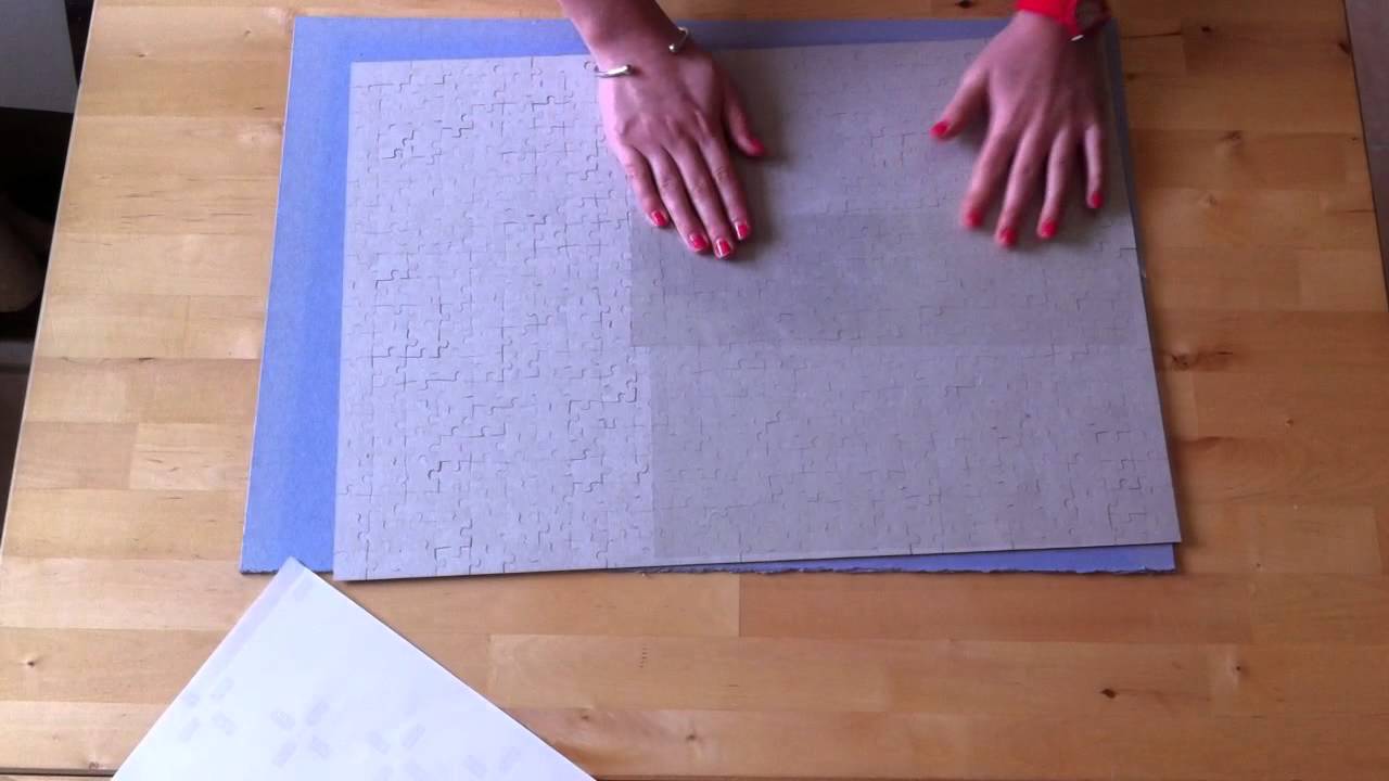 Comment coller un puzzle pour l'encadrer ensuite