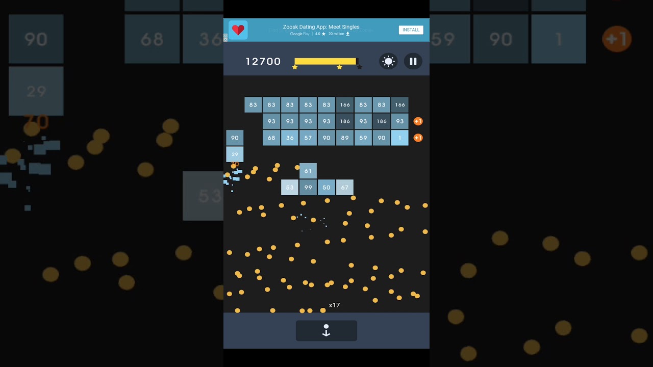 Bricks breaker puzzle