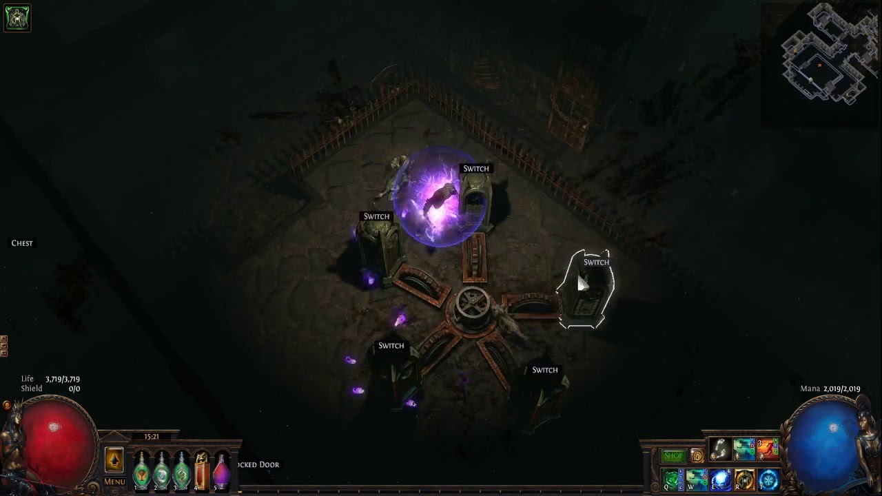 Path of exile labyrinth puzzle