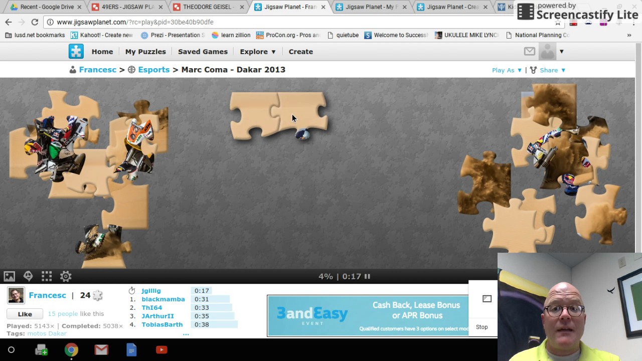Jigsaw puzzle planet