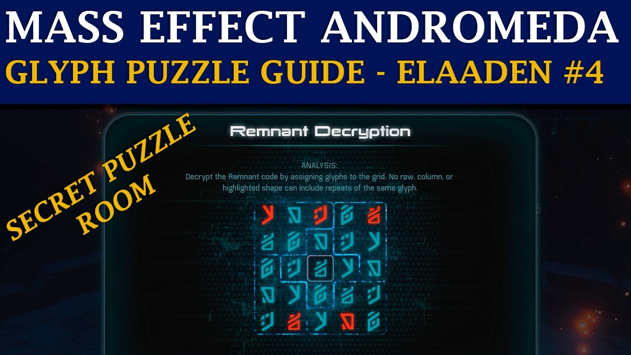 Mass effect andromeda elaaden puzzle
