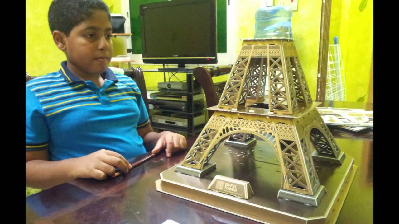 Puzzle 3d eiffel