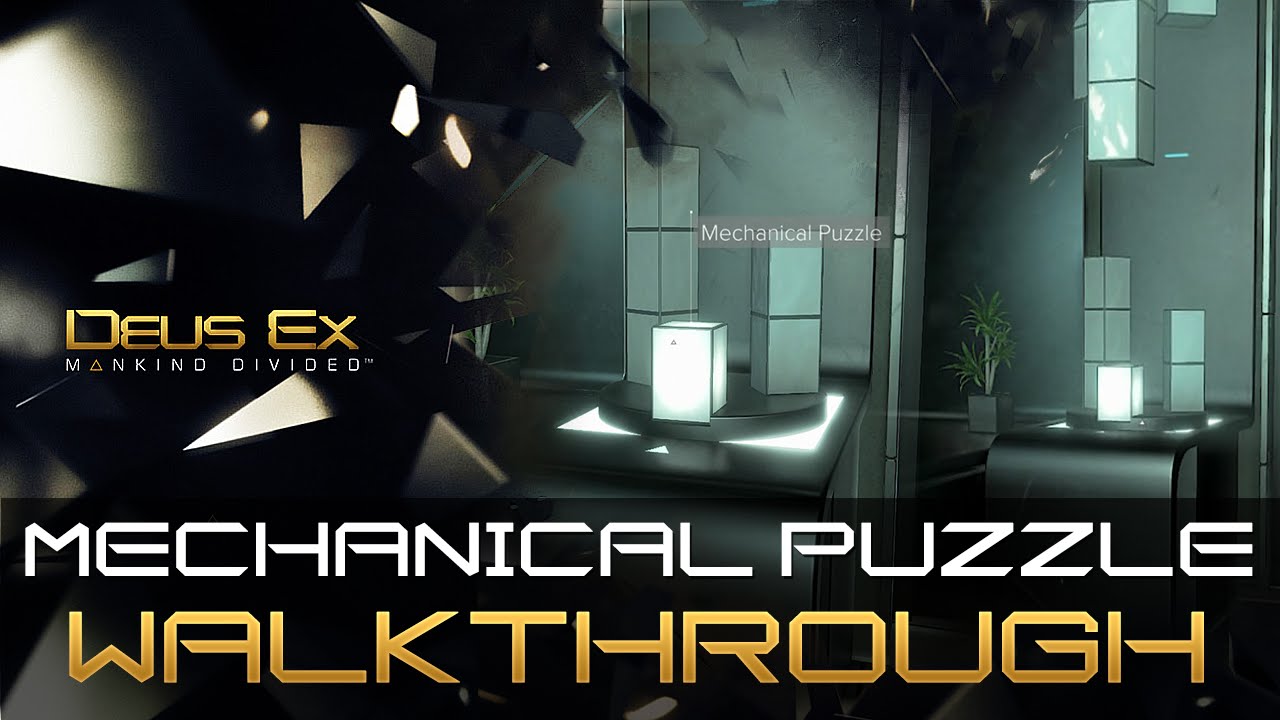 Deus ex mankind divided puzzle mecanique