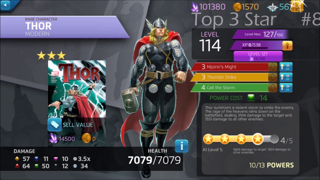 Marvel puzzle quest best characters