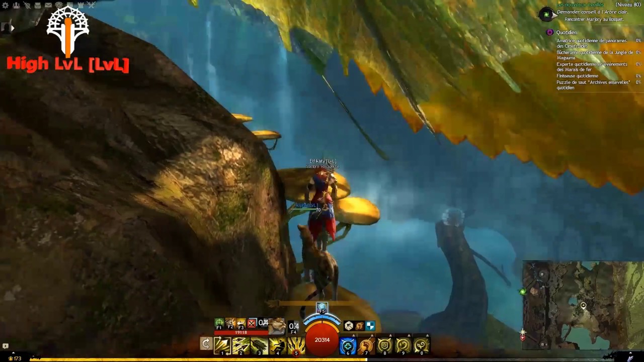 Puzzle jump jardin caché