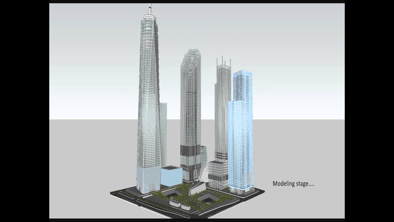 Puzzle 3d world trade center