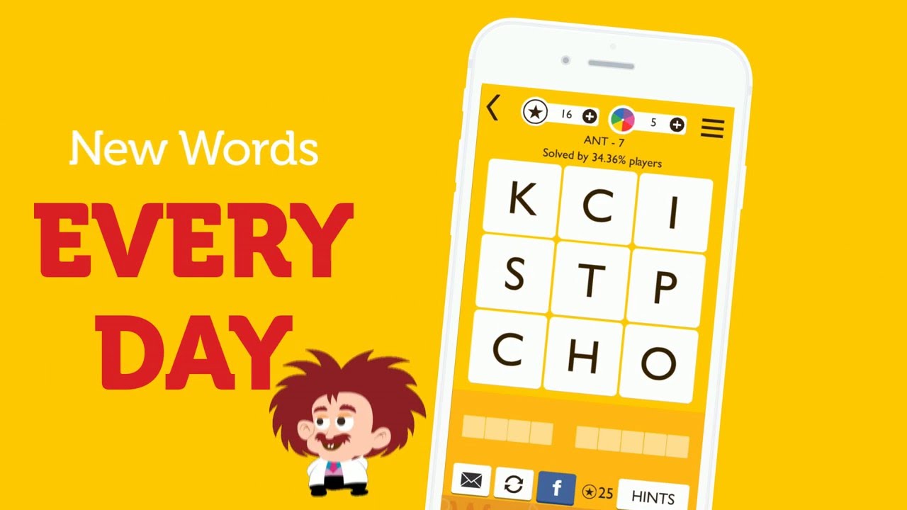 Word trek brain puzzle game