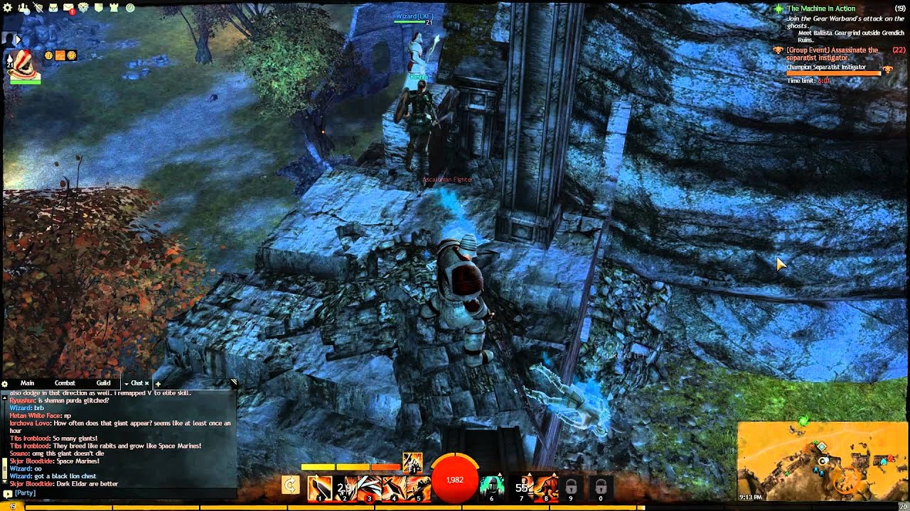 Jumping puzzle ascalon
