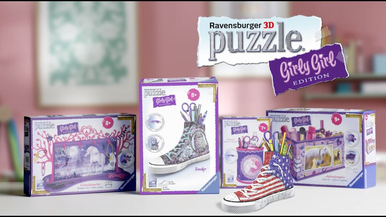 Puzzle 3d girly girl