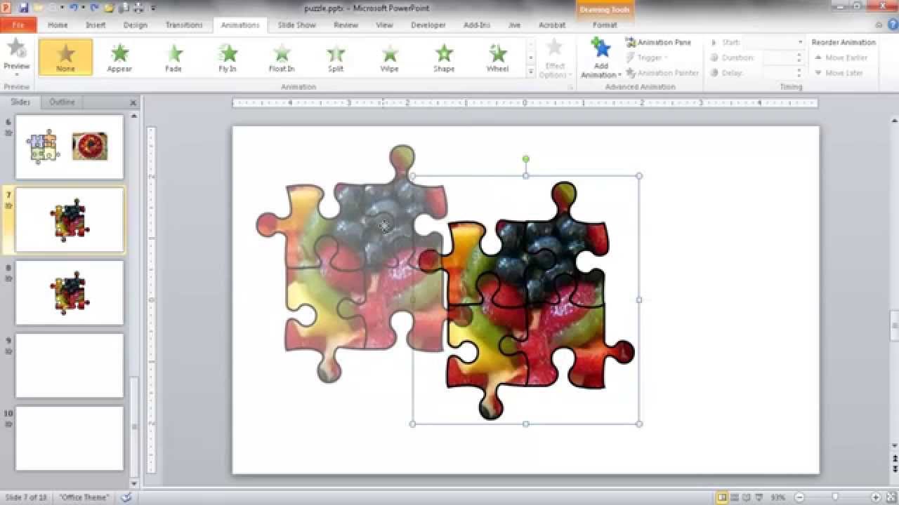 Create online puzzle