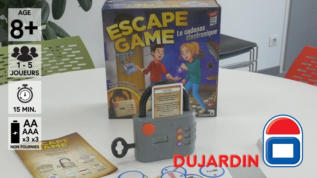 Escape game jeux de societé