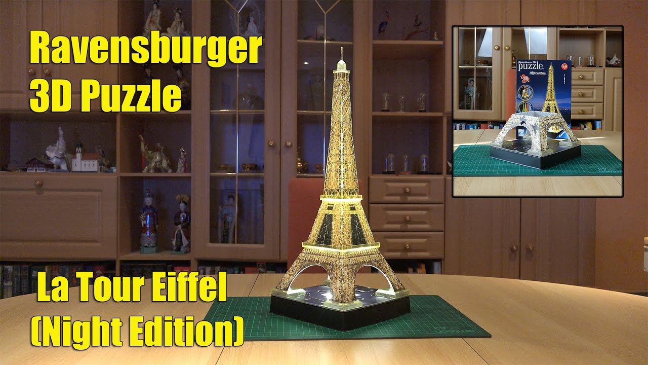 Puzzle 3d tour eiffel ravensburger