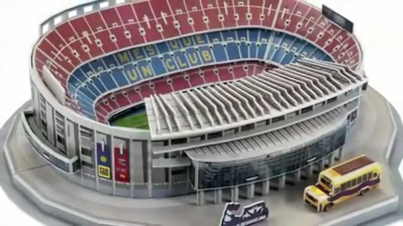 Puzzle 3d camp nou