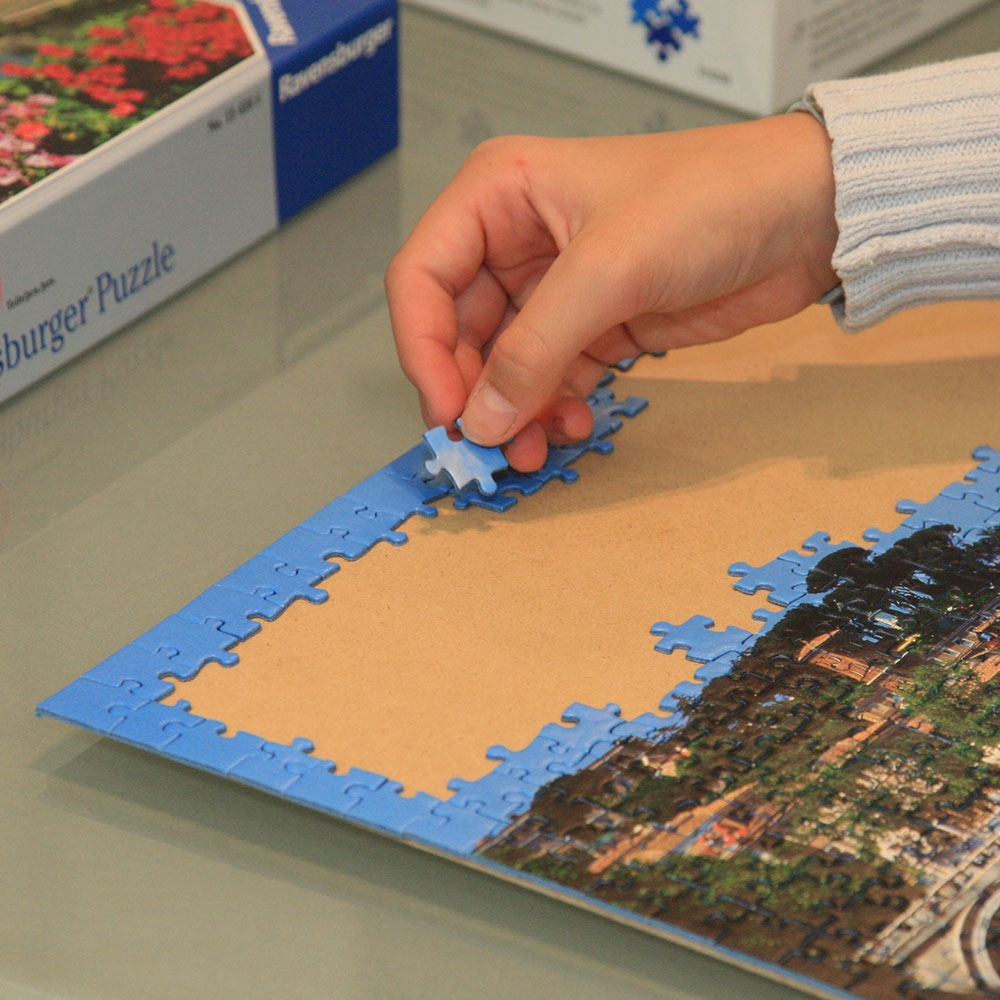 Mettre un puzzle dans un cadre