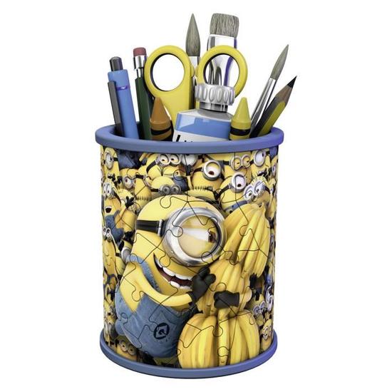 Puzzle 3d pot a crayon