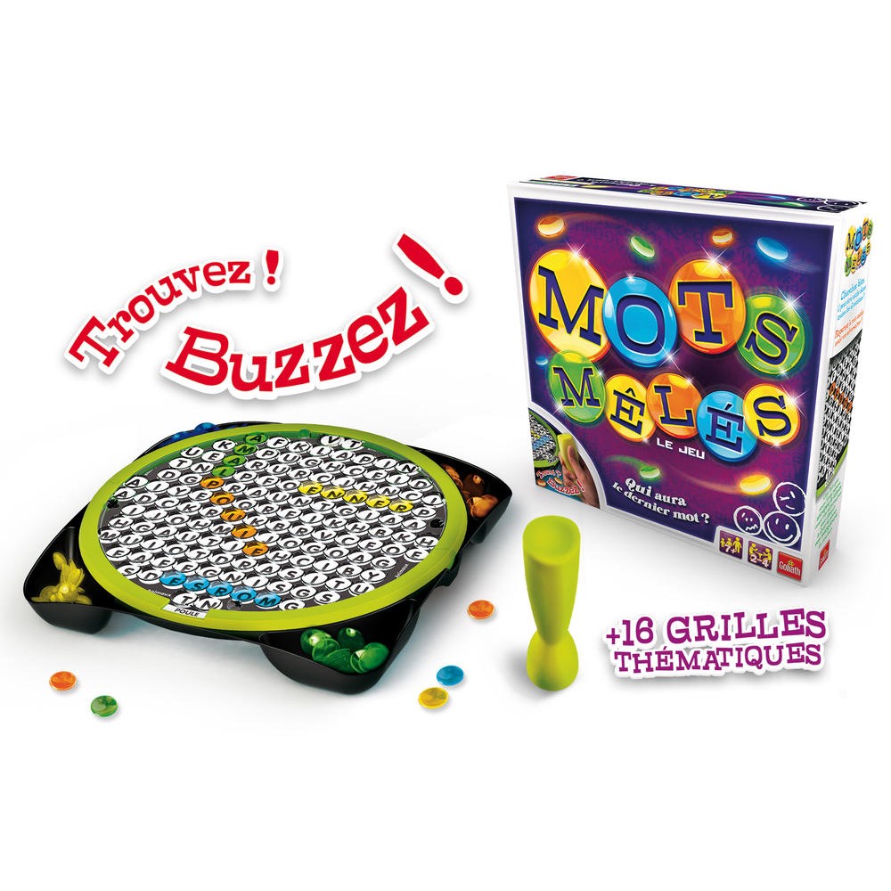 Jeux de societe mots mélés
