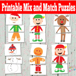Puzzle noel à imprimer