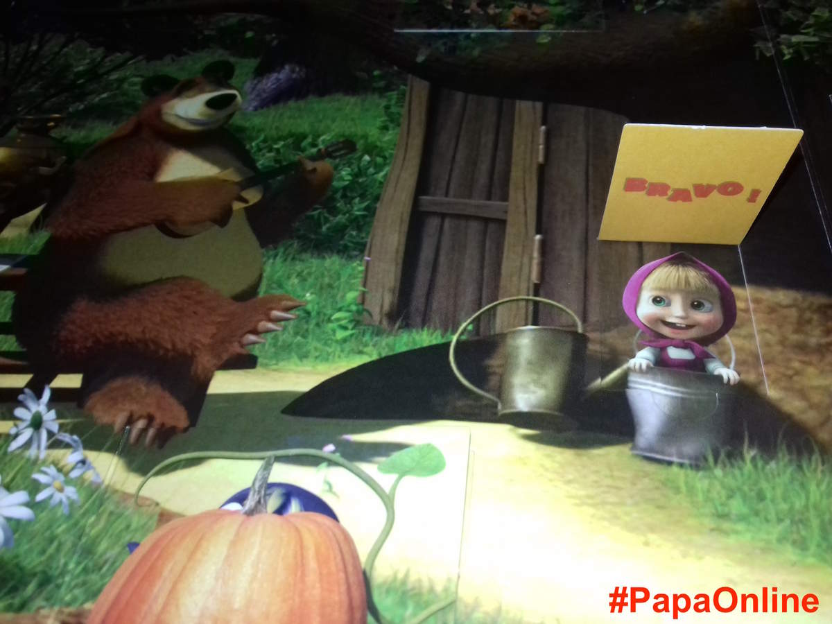 Livre puzzle masha et michka