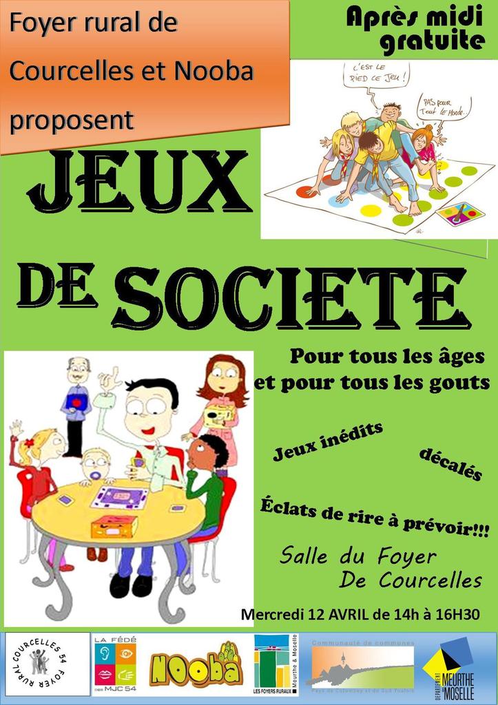 Après-midi jeux de société