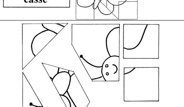 Puzzle à découper maternelle