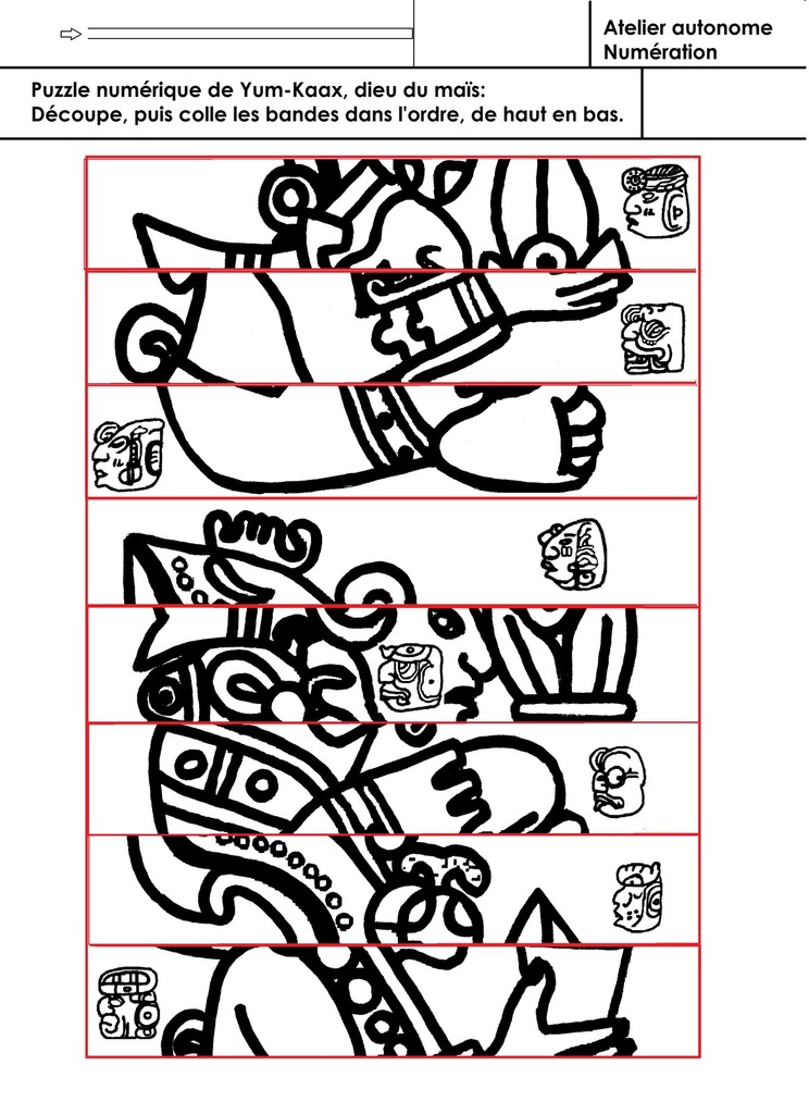 Puzzle numération maternelle