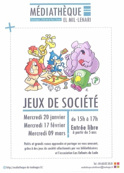 Flyer jeux de societe