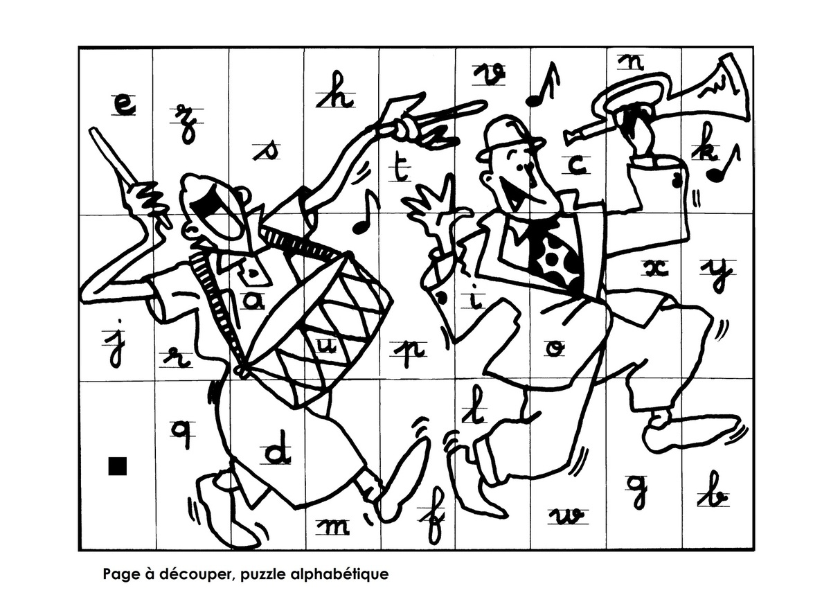 Puzzle ecole maternelle