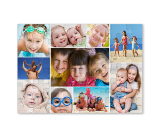 Puzzle personnalisé pele mele