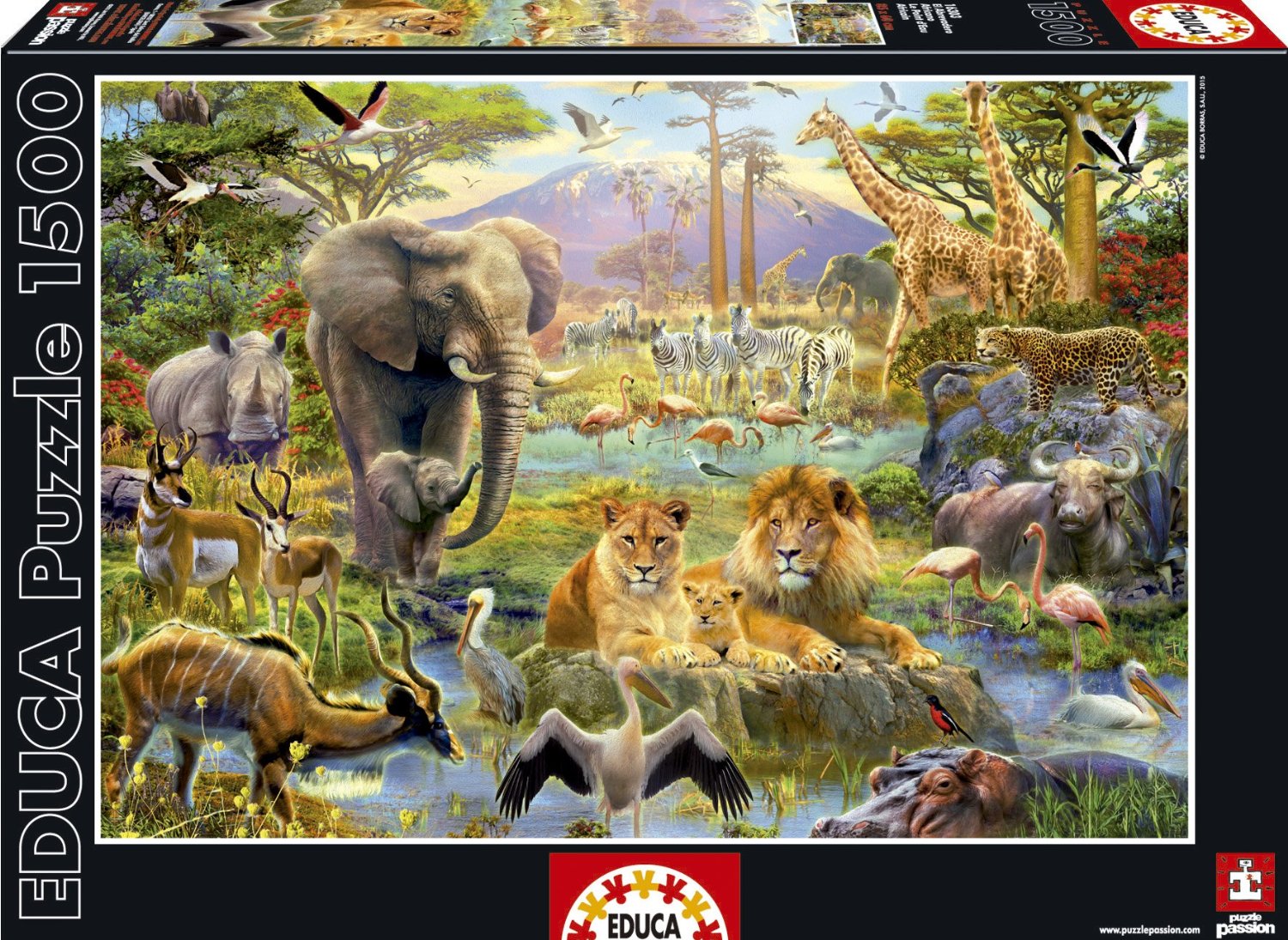 Puzzle savane africaine