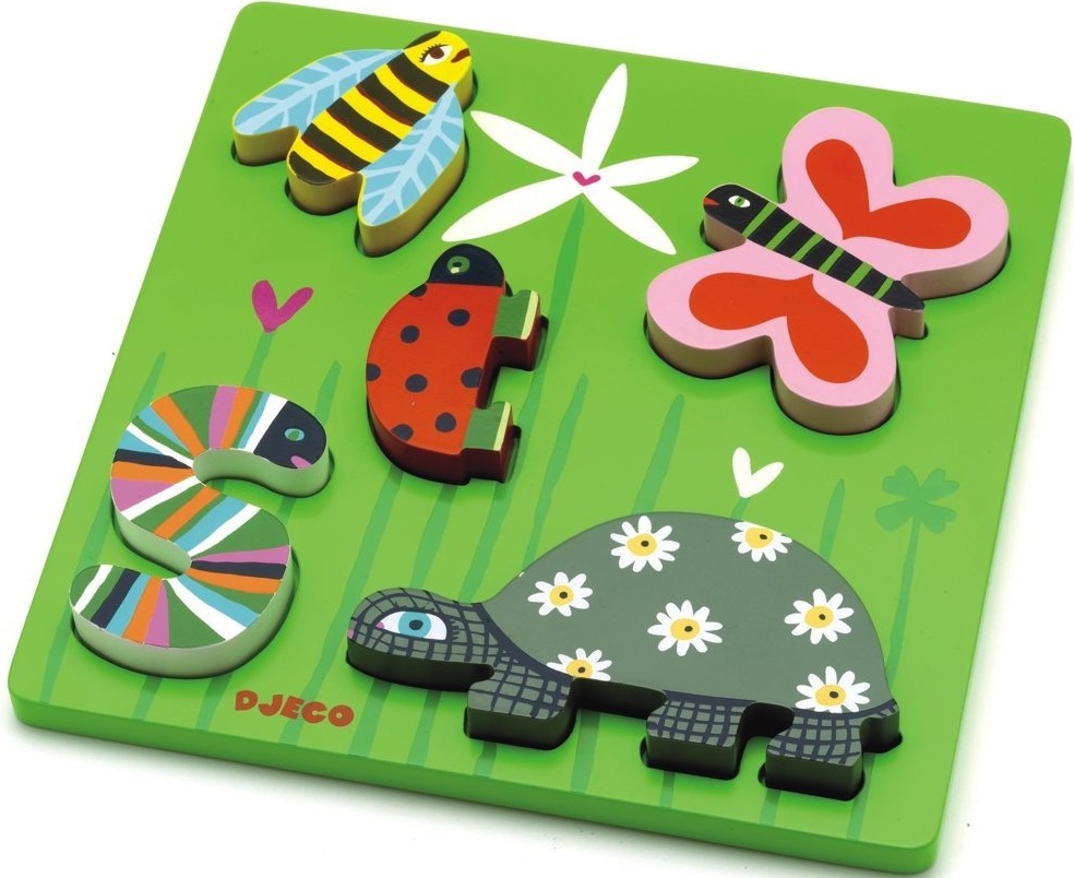 Puzzle bois djeco animaux