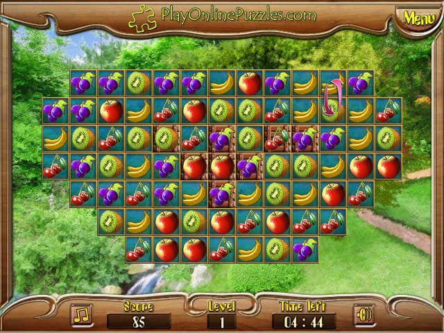 Fruit match puzzle