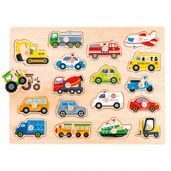 Puzzle bois encastrable