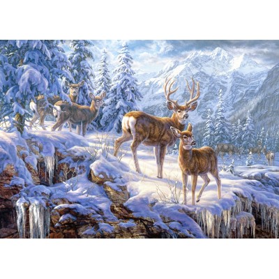 Puzzle montagne neige