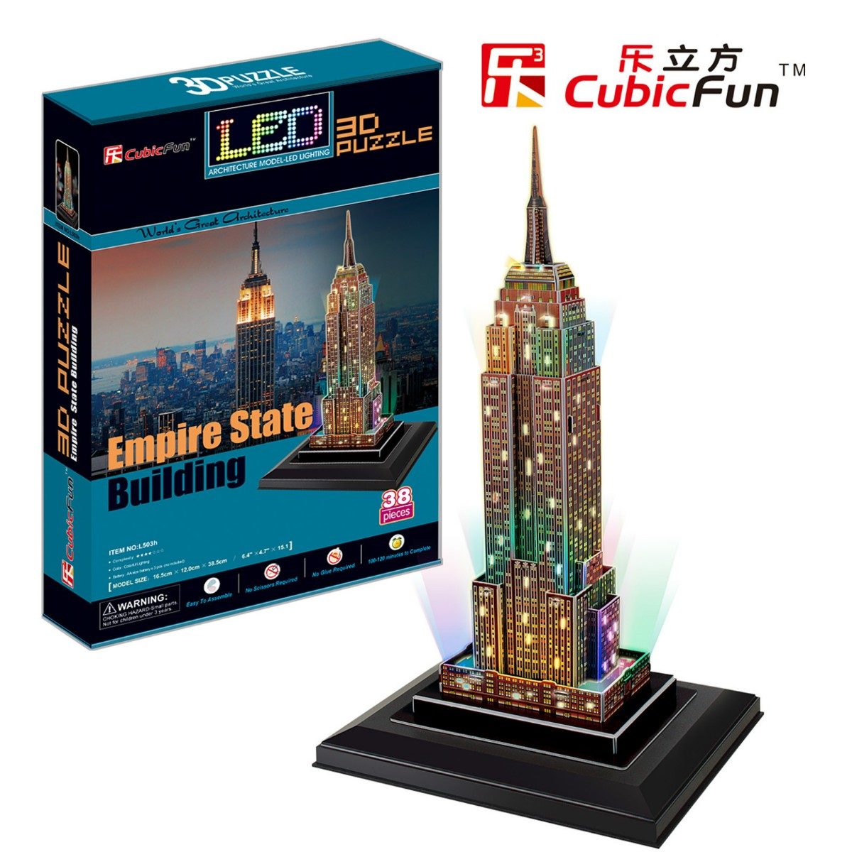 Puzzle 3d led