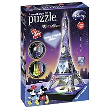 Puzzle tour eiffel illuminé