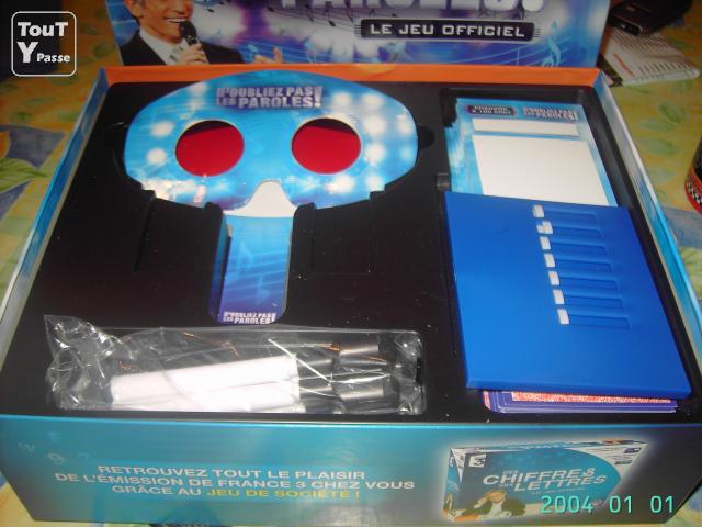 Jeux de société n'oubliez pas les paroles