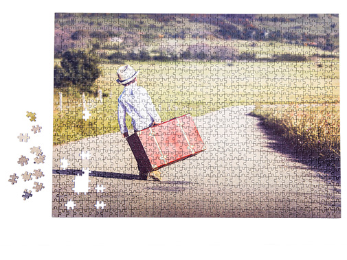 Puzzle france magnétique