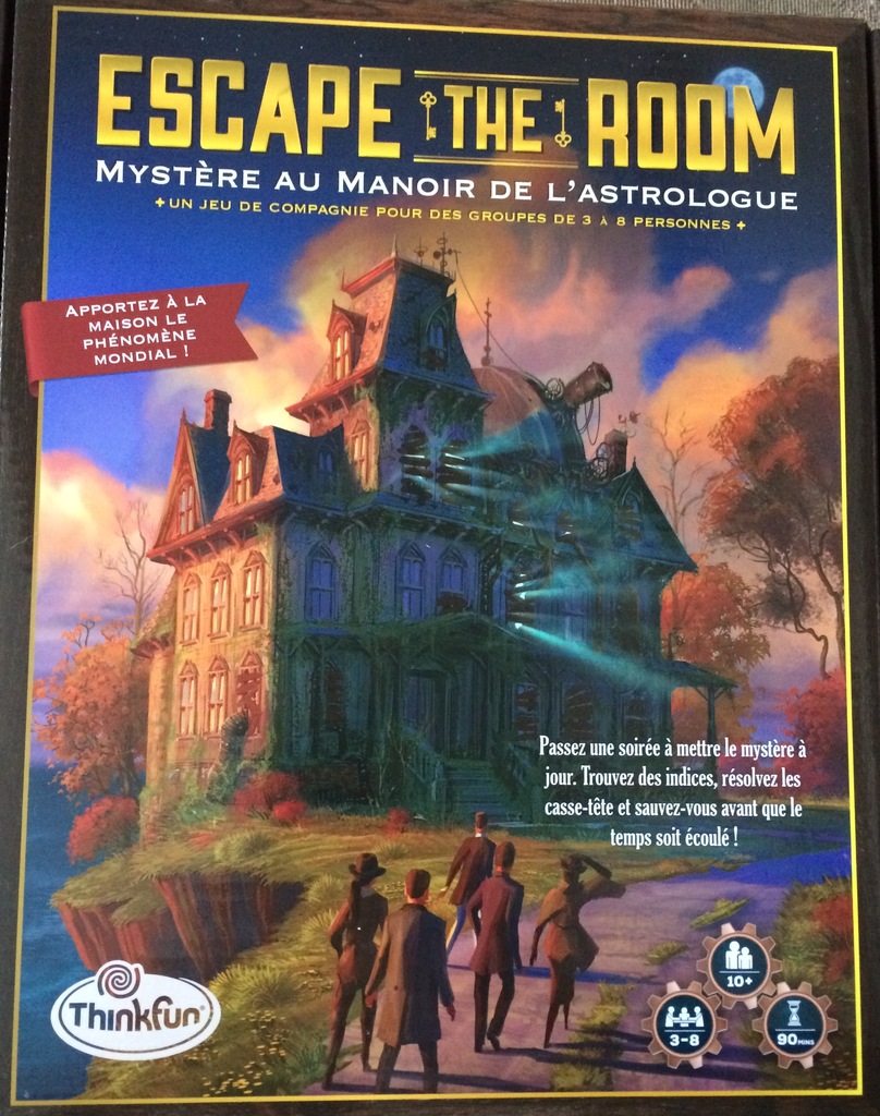 Escape room jeux de societe