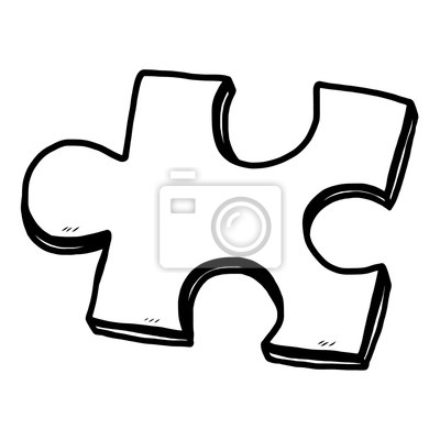 Pièce puzzle dessin
