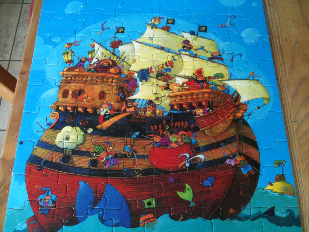 Puzzle djeco pirate