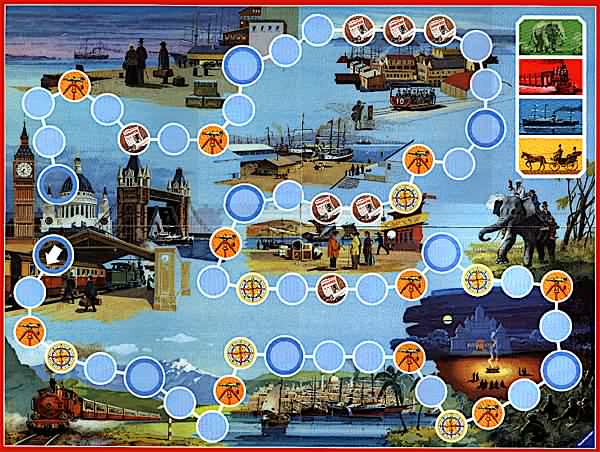 Jeux de société le tour du monde en 80 jours