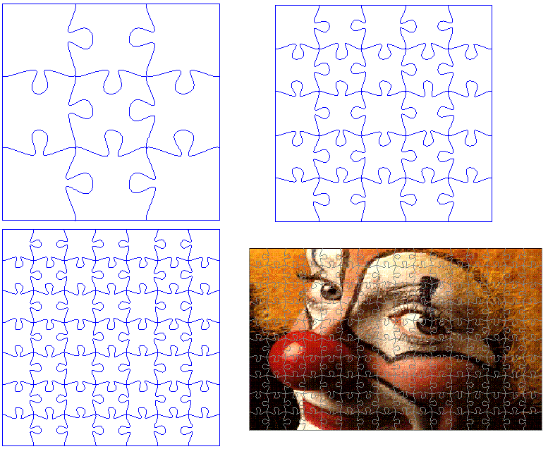 Dessiner un puzzle
